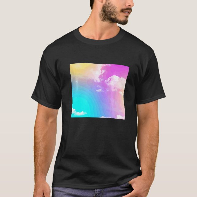 Rainbow Clouds T-Shirt (Front)