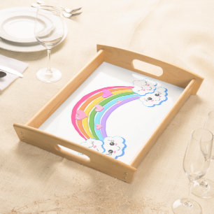 Rainbow Clouds Tray