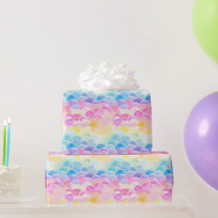 Rainbow Clouds Wrapping Paper