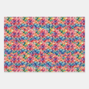 Rainbow Clouds Wrapping Paper Sheets