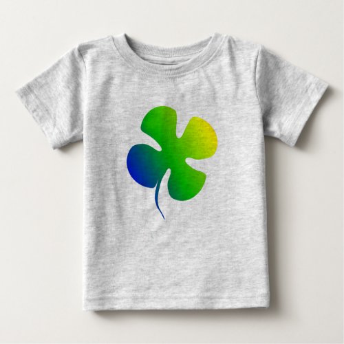 Rainbow Clover Baby T_Shirt