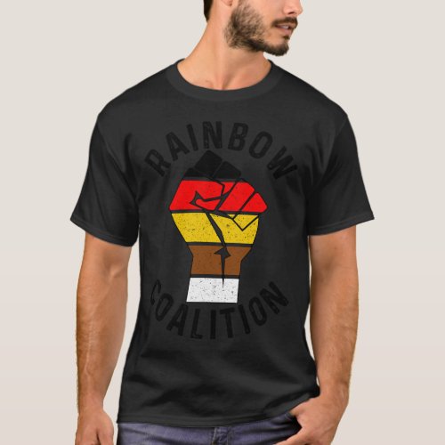 Rainbow Coalition Fred Hampton _ Chicago Politics T_Shirt