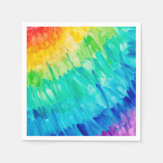 Rainbow cocktail napkins