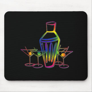 Rainbow Cocktails Mouse Pad