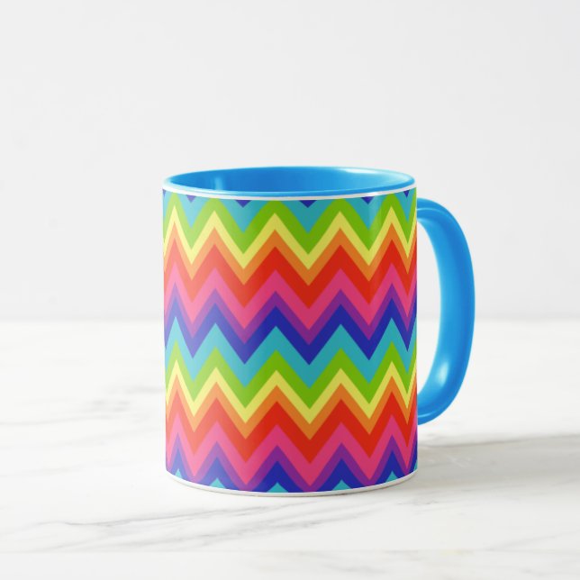Rainbow Coffee Mug (Front Right)