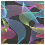 Rainbow color abstract art fabric
