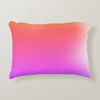 Rainbow color accent pillow