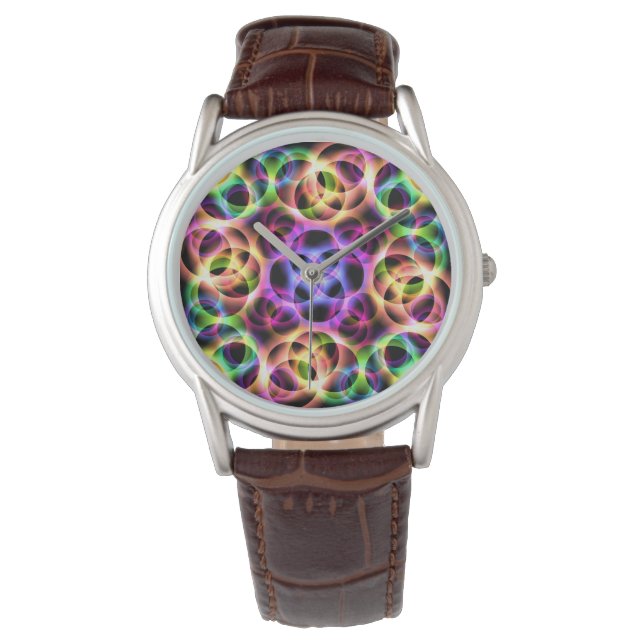 Rainbow Color Bubbles Watch (Front)