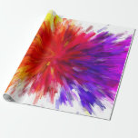 Rainbow Color Explosion Wrapping Paper