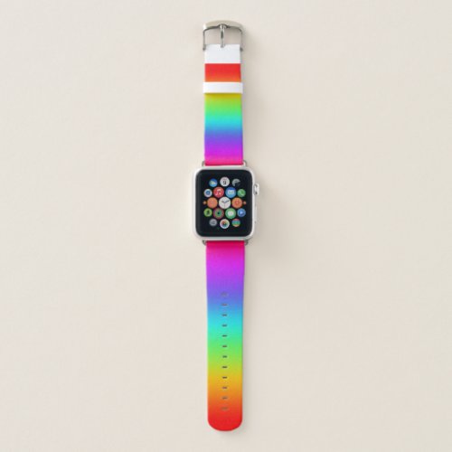 Rainbow Color Fade Apple Watch Band