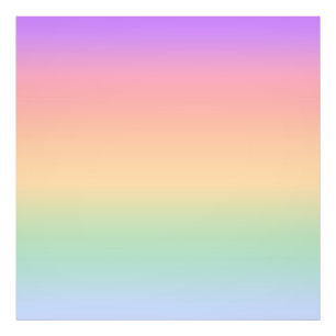 Rainbow color gradient background photo print