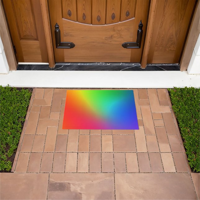 Rainbow Color Gradient Doormat (Outdoor)