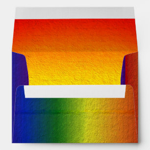 Rainbow Color Gradient Envelope