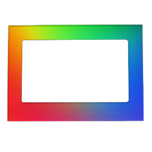 Rainbow Color Gradient Magnetic Frame