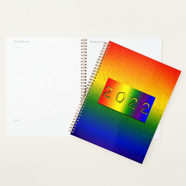 Rainbow Color Gradient Planner (Display)