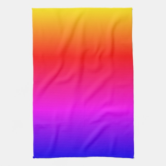 Rainbow Color Kitchen Towe Towel (Vertical)