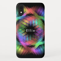Rainbow color light iPhone XR case