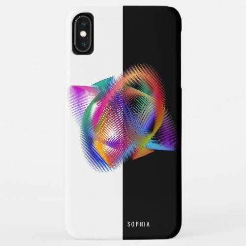 Rainbow color light iPhone XS max case