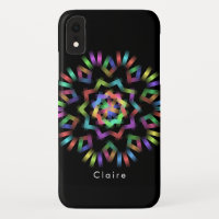 Rainbow color light iPhone XR case