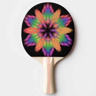 Rainbow color light - ping pong paddle