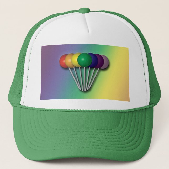 Rainbow Color Lollipops Hat (Front)