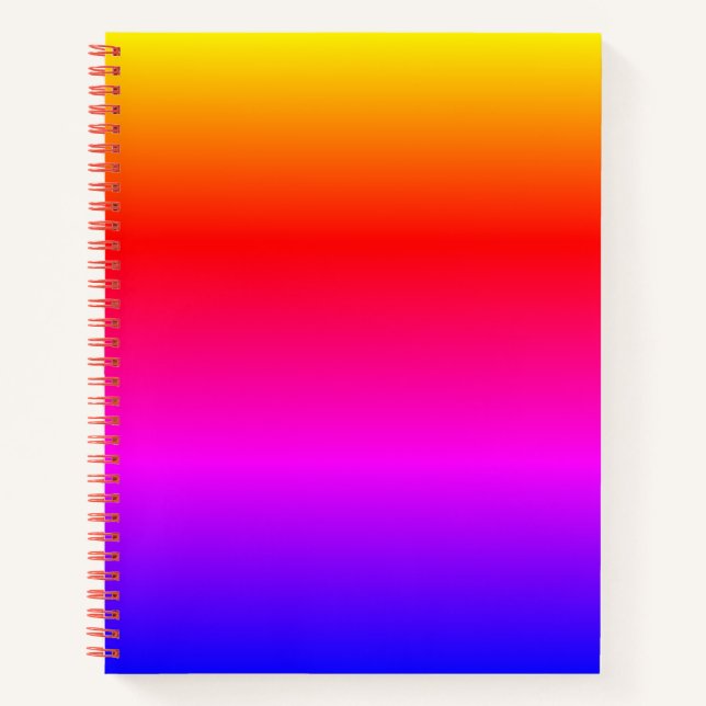 Rainbow Color Notebook (Front)