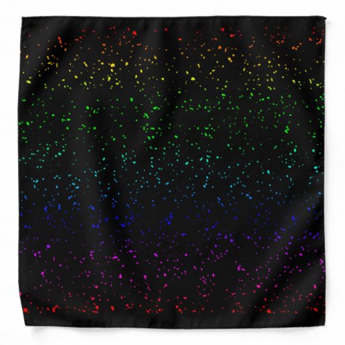 Rainbow Color Stars Pattern Bandana