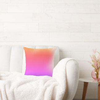 Rainbow color throw pillow