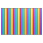 Rainbow Color Vertical Stripes Pattern Fabric