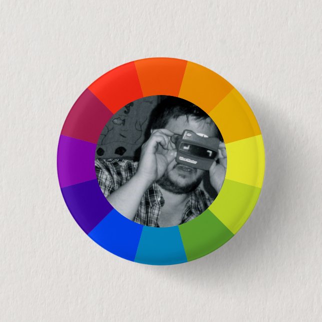 Rainbow Color Wheel Button (Front)