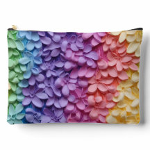 RAINBOW COLORED 3D LOOK FLOWERS