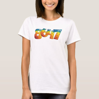 RAINBOW COLORED 8647 ANTI TRUMP NUMBERS T-Shirt