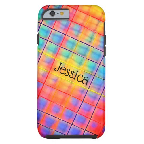 Rainbow Colored Abstract Apple iPhone  iPad case