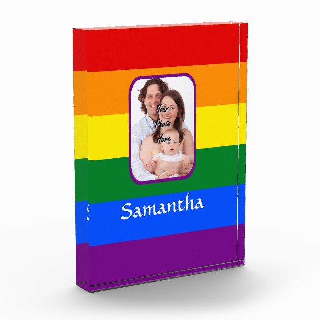 Rainbow colored award (Left)