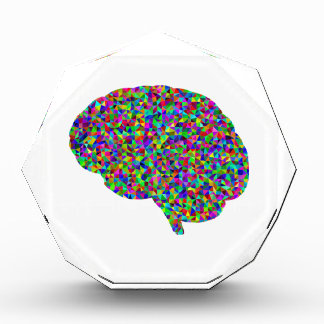 Rainbow Colored Brain Prismatic Art Award