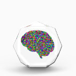 Rainbow Colored Brain Prismatic Art Award<br><div class="desc">This item features an amazingly awesome design of a colorful prismatic brain that's sure to impress!

Makes a great gift! 

Perfect for graduations!

For more items with great designs like this one check out https://www.zazzle.com/prismaticbliss.</div>