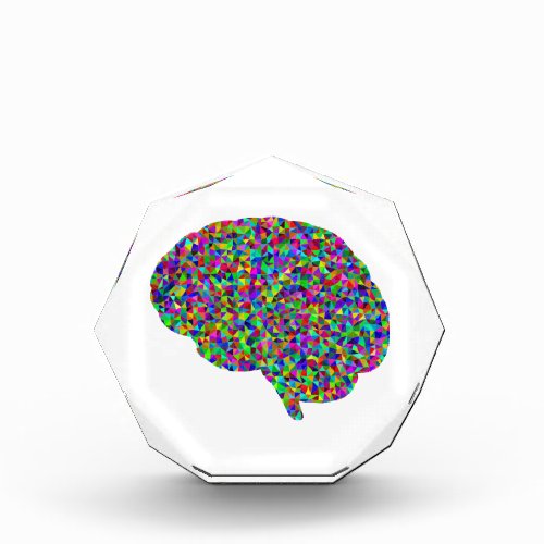 Rainbow Colored Brain Prismatic Art Award