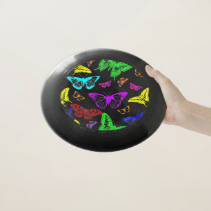 Rainbow Colored Butterflies Flying Wham-O Frisbee