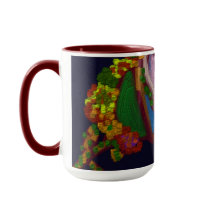 Rainbow Colored Floral 