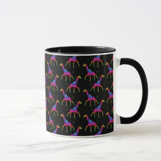 Rainbow Colored Giraffe Mug