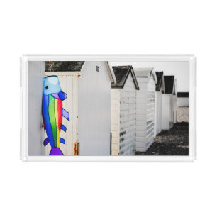 Rainbow Colored Kite Acrylic Tray