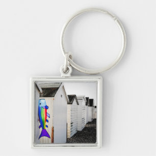 Rainbow Colored Kite Keychain