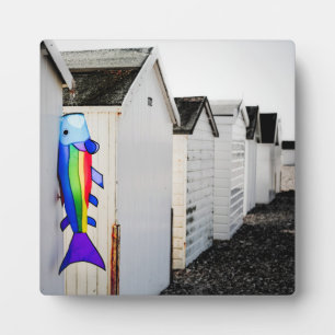 Rainbow Colored Kite Plaque