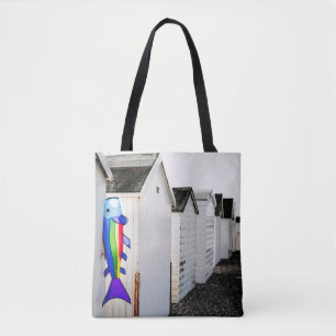 Rainbow Colored Kite Tote Bag