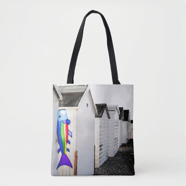 Rainbow Colored Kite Tote Bag (Front)