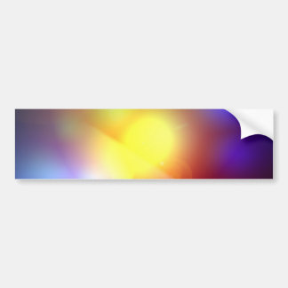 Rainbow Colored Lens Flare Bumper Sticker