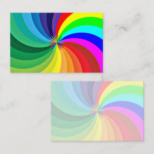 Rainbow Colored Mandala-46556 Business Card