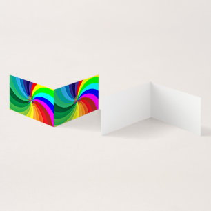 Rainbow Colored Mandala-46556 Business Card