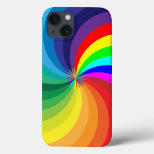 Rainbow Colored Mandala-46556 iPhone 13 Case