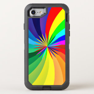 Rainbow Colored Mandala-46556 OtterBox Defender iPhone SE/8/7 Case